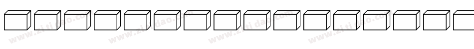 AlphaShapes crosses 2字体转换